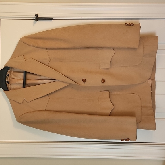 Vintage Wrangler Wrancher Western Wear Blazer 42 L Chestnut/Tan - Picture 1 of 6